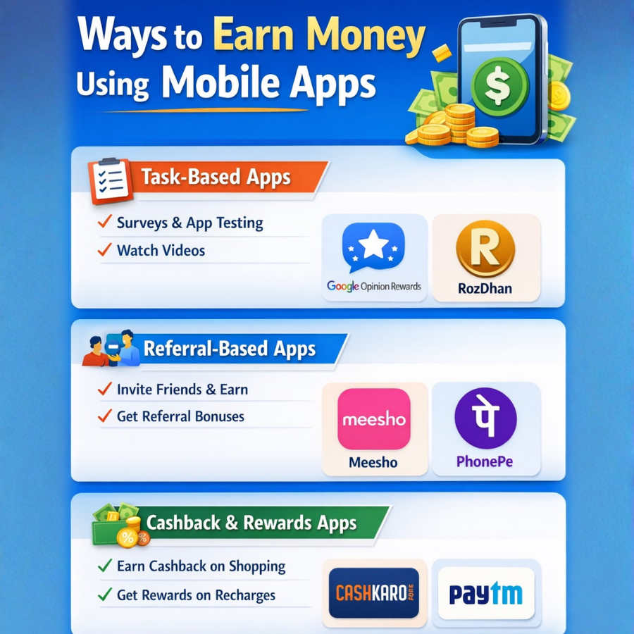 Best Mobile App to Earn Money in 2026 : Top Legit & Trusted Apps